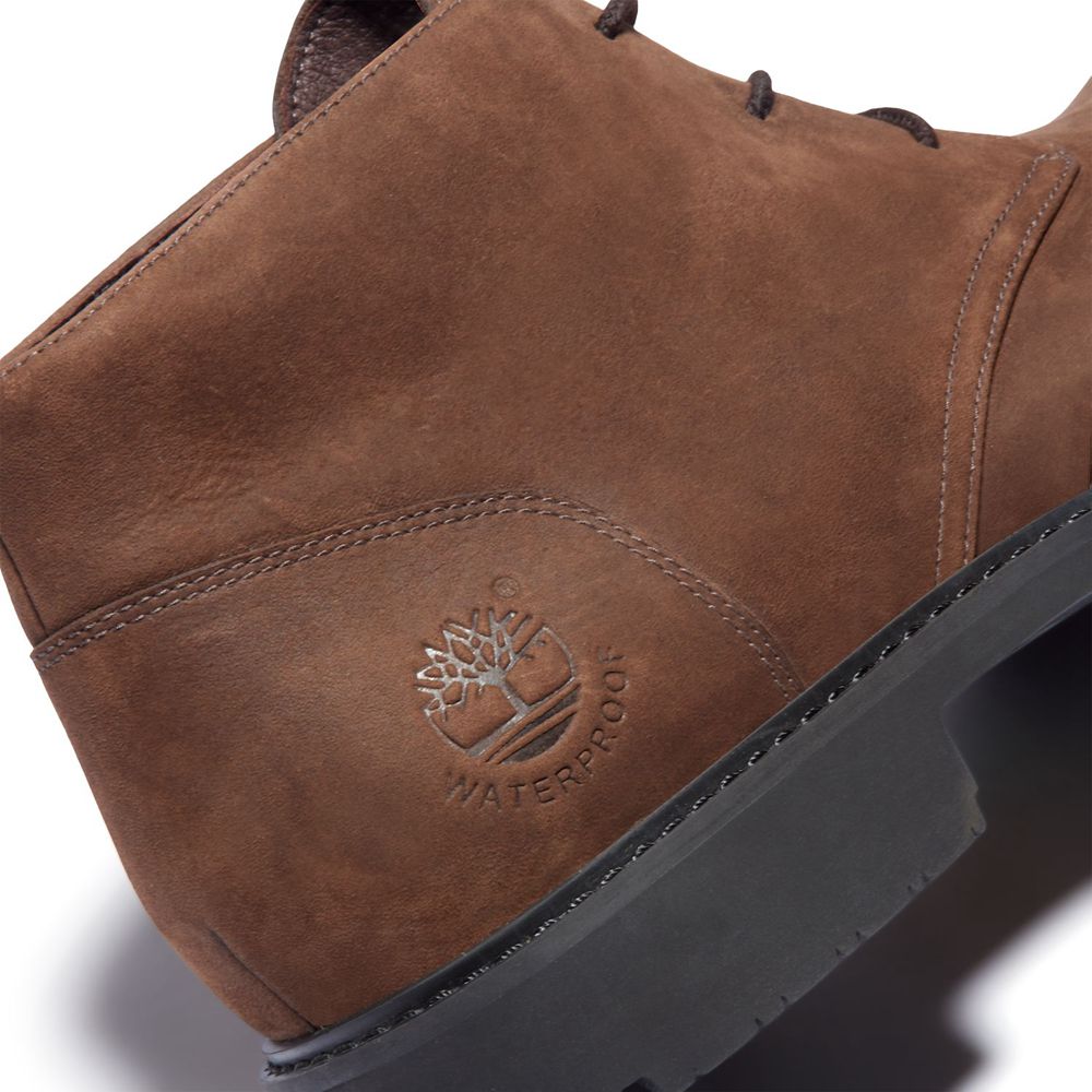 Timberland Mens Chukka Boots Stormbuck Waterproof - Brown - India DI7306548